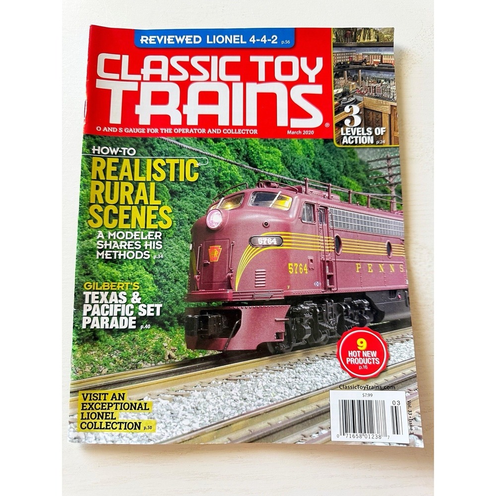 Classic Toy Trains Magazine O & S Gauge March 2020 Volume 33 Issue 3